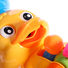 Игрушка для купания в ванной «Забавный утёнок», с подвижными механизмами, уценка 10742937