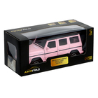 Машина металлическая MERCEDES-BENZ G63 AMG, 1:32, инерция, цвет матовый розовый - Фото 5