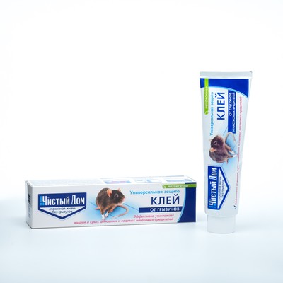 Клей от грызунов и насекомых «Чистый дом», туба 130 г