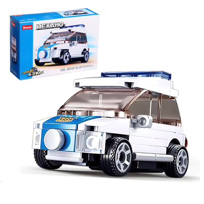 УЦЕНКА Конструктор инерционный Механо «Полицейская», 56 деталей