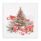 Салфетки новогодние бумажные Pero Prestige «Сказочный город», 3 слоя, 33×33 см, 20 шт. - Фото 2