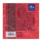 Новогодние салфетки бумажные Pero Prestige «Бордо», 3 слоя, 33х33 см, 20 шт - Фото 4