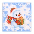 Новогодние салфетки бумажные Лилия «Зимнее утро», 2 слоя, 33х33 см, 20 шт - Фото 2