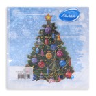 Салфетки бумажные Лилия «Новогоднее чудо», 2 слоя, 33×33 см, 20 шт. - Фото 4