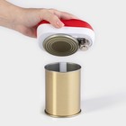 Нож консервный электрический Доляна «Чудо», 12×7×6.5 см, красный - Фото 7