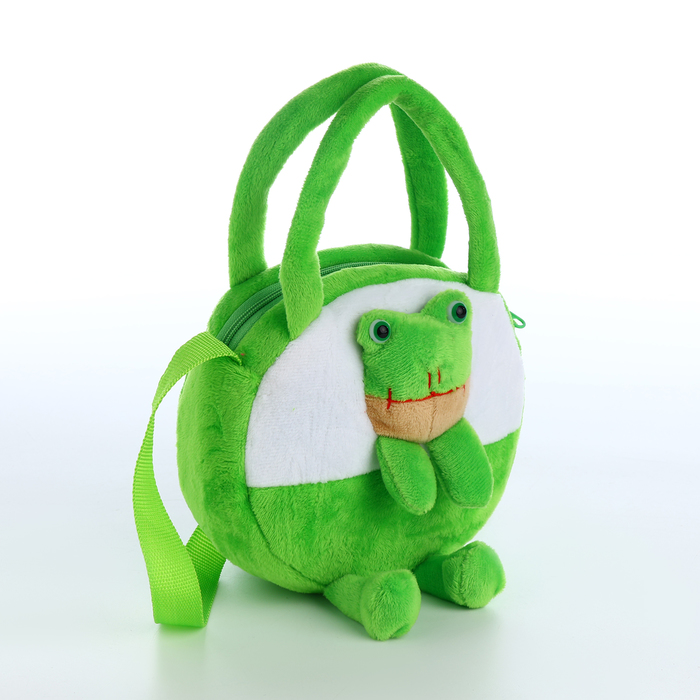 Сумка детская для девочки на молнии «Выбражулька», зелёная - Фото 1