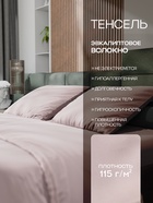 Постельное бельё Этель Дуэт Tencel 155*210см-2шт, 230*245см, 50*70см-2шт, цвет пудра - Фото 3