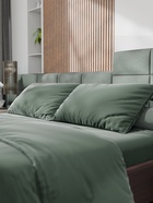 Постельное бельё Этель Дуэт Tencel 155*210см-2шт, 230*245см, 50*70см-2шт, цвет оливковый - Фото 7