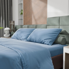 Постельное бельё Этель 2сп Tencel 180*210см, 220*245см, 50*70см-2шт, цвет серо-голубой 10655055 - фото 13109437