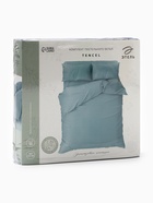 Постельное бельё Этель Евро Tencel 200*220см, 230*245см, 50*70см-2шт, цвет серо-голубой - Фото 15