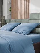 Постельное бельё Этель Евро Tencel 200*220см, 230*245см, 50*70см-2шт, цвет серо-голубой - Фото 8