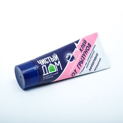 Клей от грызунов и насекомых «Чистый дом», туба 60 г