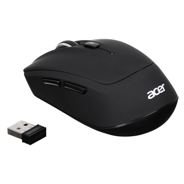 Мышь Acer OMR040 черный оптическая (1600dpi) беспроводная USB (6but) - фото 51644509 Мышь Acer OMR040 черный оптическая (1600dpi) беспроводная USB (6but) - фото 51644509