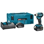 Дрель-шуруповерт Makita DTD172RTJ, ударная, 18 В, 2х5 Ач, 1100/2100/3200/3600 об/мин, 180 Нм   10747 10747812 - фото 3916410