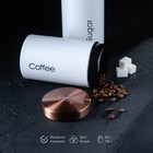 УЦЕНКА Банки жестяные для хранения сыпучих продуктов Prime, 9×15.5 см, 3 шт., цвет белый - Фото 4