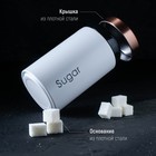 УЦЕНКА Банки жестяные для хранения сыпучих продуктов Prime, 9×15.5 см, 3 шт., цвет белый - Фото 6