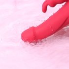 Вибратор, клиторальная стимуляция, анатомическая форма, 10 режимов, бордовый - Фото 4