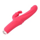 Вибратор, клиторальная стимуляция, анатомическая форма, 10 режимов, бордовый - Фото 7