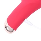 Вибратор, клиторальная стимуляция, анатомическая форма, 10 режимов, бордовый - Фото 10