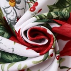 Комплект штор для кухни с подхватами «Доляна. Рождественские цветы», 2 шт., белые, 145×180 см - Фото 9