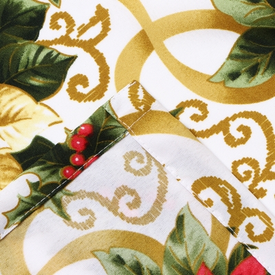 Комплект штор Доляна «Праздничные украшения» 145×180 см - 2штуки. с подхватами, 100% п/э, 140 г/м²