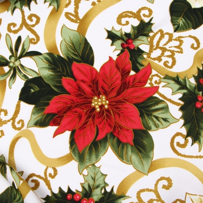 Комплект штор Доляна «Праздничные украшения» 145×180 см - 2штуки. с подхватами, 100% п/э, 140 г/м²