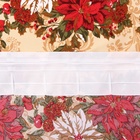 Комплект штор для кухни с подхватами «Доляна. Новогодние украшения», 2 шт., жёлтые, 145×180 см - Фото 11