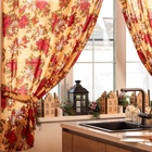 Комплект штор для кухни с подхватами «Доляна. Новогодние украшения», 2 шт., жёлтые, 145×180 см - Фото 7