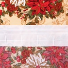 Комплект штор для кухни с подхватами «Доляна. Новогодние украшения», 2 шт., жёлтые, 145×180 см - Фото 8