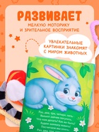 Книжка-шуршалка «Потешки», с хвостиками, 14×12 см, от 3 месяцев - Фото 4