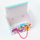 Подарочная коробка Новогодняя Посылка «Смешарики» с веревочными ручками, для сладких подарков, 20×12×12 см - фото 119069401 Подарочная коробка Новогодняя Посылка «Смешарики» с веревочными ручками, для сладких подарков, 20×12×12 см - фото 119069401