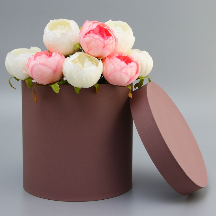 

Коробка подарочная круглая "Шоколадный"23*23*23см