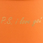 Коробка подарочная круглая"P.s. i love you"оранжевый 18*18*18см 10747798 - фото 13390458