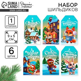 Шильдик декоративный в наборе «Чудеса рядом», 5 х 9 см, Новый год 10365413