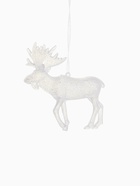 Ёлочная игрушка «Зимнее волшебство. Олень перелив», 12×11.5 см, белый - Фото 7