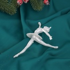 Ёлочная игрушка «Зимнее волшебство. Балерина в танце», 13×8, белый - Фото 3