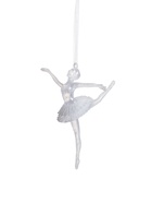 Ёлочная игрушка «Зимнее волшебство. Балерина в танце», 13×8, белый - Фото 5