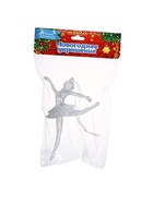 Ёлочная игрушка «Зимнее волшебство. Балерина в танце», 13×8, белый - Фото 8