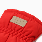 Варежки женские меховые MIST, размер 26 см, красные - Фото 7