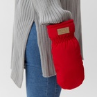 Варежки женские меховые MIST, размер 26 см, красные - Фото 2