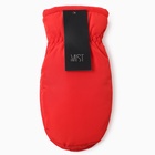 Варежки женские меховые MIST, размер 26 см, красные - фото 23271299