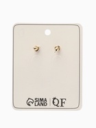 Серьги металл «Осенний лист», искажение, цвет золото - Фото 5