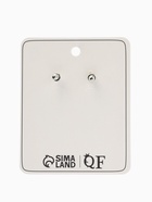 Серьги металл «Осенний лист», искажение, цвет серебро - Фото 5