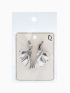 Серьги металл «Осенний лист», искажение, цвет серебро - Фото 6