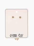 Серьги металл «Богема» скрученный листок, цвет золото  (артикул 10470815)  большой выбор товаров оптом и в розницу по низким ценам с доставкой