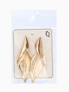 Серьги металл «Богема» скрученный листок, цвет золото  (артикул 10470815)  большой выбор товаров оптом и в розницу по низким ценам с доставкой