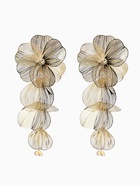 Серьги висячие «Цветок» каталея, цвет золото, 10 см - Фото 3