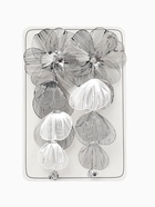 Серьги висячие «Цветок», каталея, цвет серебро, 10 см - Фото 4