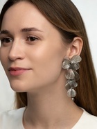 Серьги висячие «Цветок», каталея, цвет серебро, 10 см - Фото 6