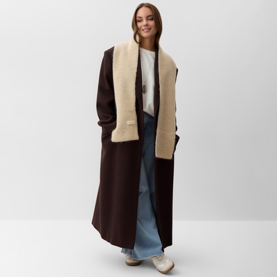 Шарф женский MIST, бежевый, 16×160±5 см